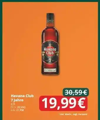Famila Nord Ost Havana Club 7 Jahre Angebot