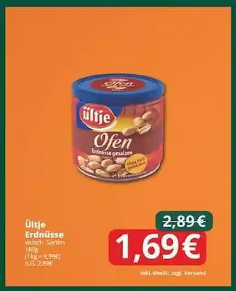 Famila Nord Ost ÜLTJE Erdnüsse Angebot