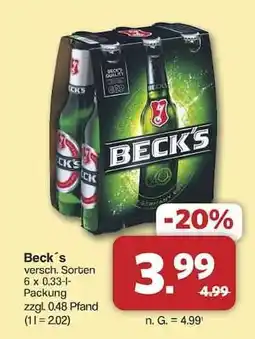 Famila Nord Ost Beck's Angebot