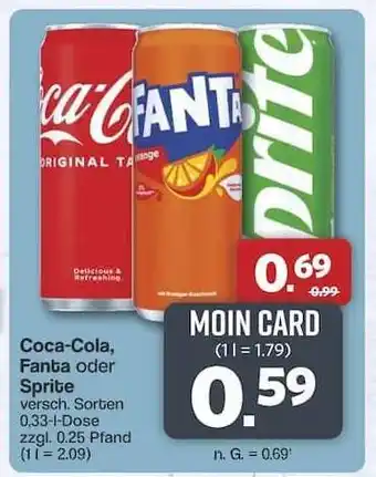 Famila Nord Ost Coca-Cola, Fanta oder Sprite Angebot