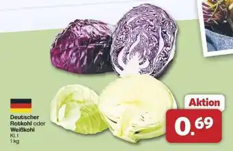 Famila Nord Ost Deutscher Rotkohl oder Weißkohl Angebot
