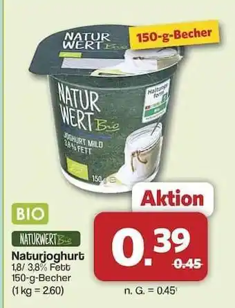 Famila Nord Ost NATUR WERT Bio Naturjoghurt Angebot