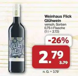 Famila Nord Ost Weinhaus Flick Glühwein Angebot