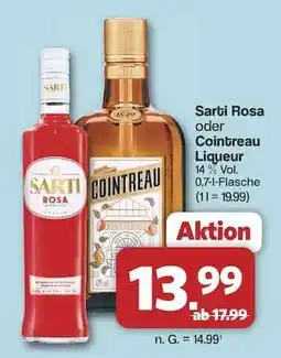 Famila Nord Ost Sarti Rosa oder Cointreau Liqueur Angebot