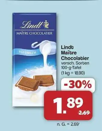 Famila Nord Ost Lindt Maître Chocolatier Angebot