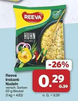 Famila Nord Ost REEVA Instant-Nudeln Angebot