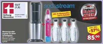Famila Nord Ost sodastream Wassersprudler Crystal 3.0 titan Vorteilspack Angebot
