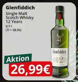 Famila Nord Ost Glenfiddich Single Malt Scotch Whisky 12 years Angebot