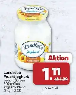 Famila Nord Ost LANDLIEBE Fruchtjoghurt Angebot