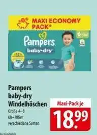 Famila Nord Ost Pampers baby-dry Windelhöschen Angebot