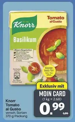Famila Nord Ost KNORR Tomato al Gusto Angebot