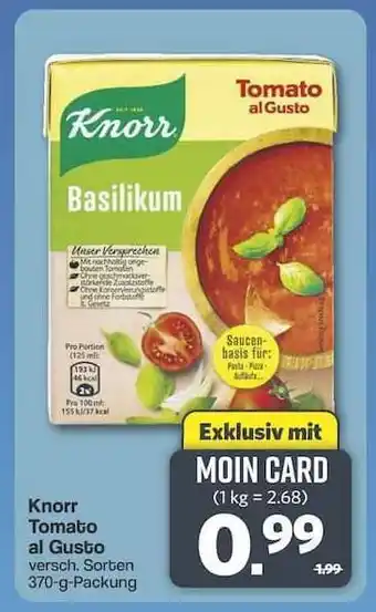 Famila Nord Ost KNORR Tomato al Gusto Angebot