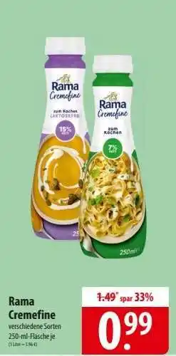 Famila Nord Ost Rama Cremefine Angebot