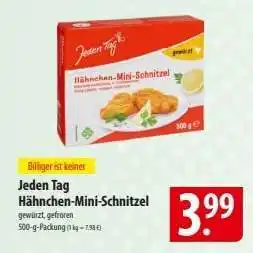Famila Nord Ost Jeden Tag Hähnchen-Mini-Schnitzel Angebot