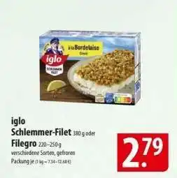 Famila Nord Ost Iglo Schlemmer-Filet oder Filegro Angebot