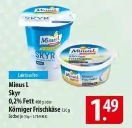 Famila Nord Ost Minus L Skyr oder Körniger Frischkäse Angebot