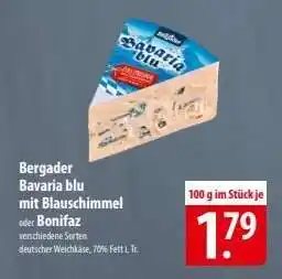 Famila Nord Ost Bergader Bavaria blu mit Blauschimmel oder Bonifaz Angebot