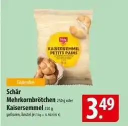 Famila Nord Ost Schär Mehrkornbrötchen oder Kaisersemmel Angebot