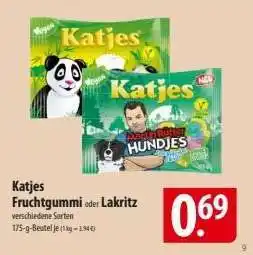 Famila Nord Ost Katjes Fruchtgummi oder Lakritz Angebot