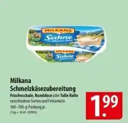 Famila Nord Ost MILKANA Schmelzkäsezubereitung Angebot