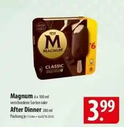 Famila Nord Ost Magnum 6 x 100 ml oder After Dinner 280 ml Angebot