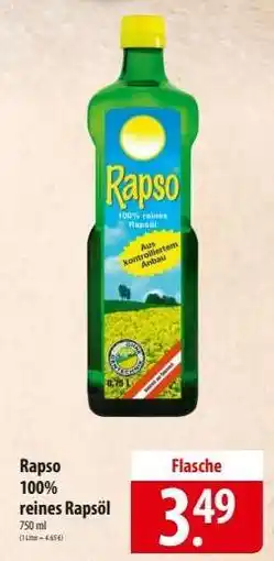 Famila Nord Ost Rapso 100 % reines Rapsöl Angebot
