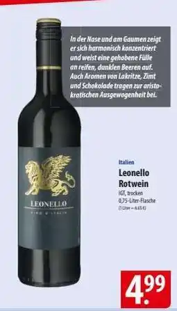 Famila Nord Ost Leonello Rotwein Angebot