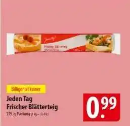Famila Nord Ost Jeden Tag Frischer Blätterteig Angebot