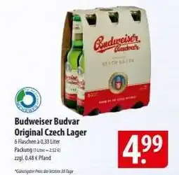 Famila Nord Ost Budweiser Budvar Original Czech Lager Angebot