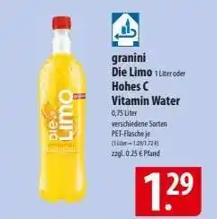 Famila Nord Ost granini Die Limo oder hohes C Vitamin Water Angebot