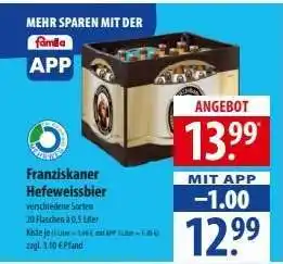 Famila Nord Ost Franziskaner Hefeweissbier Angebot
