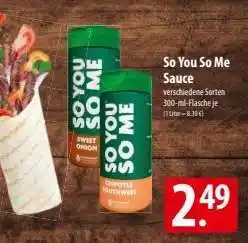 Famila Nord Ost So You So Me Sauce Angebot