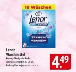 Famila Nord Ost Lenor Waschmittel Angebot