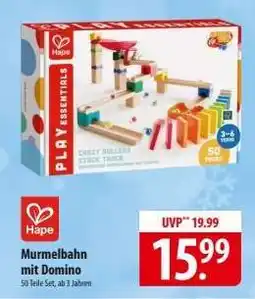 Famila Nord Ost Murmelbahn mit Domino Angebot