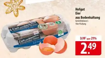 Famila Nord Ost Hofgut Eier aus Bodenhaltung Angebot