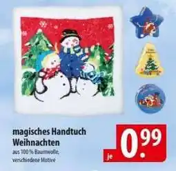 Famila Nord Ost magisches Handtuch Weihnachten Angebot