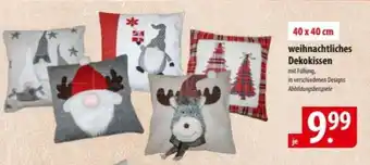 Famila Nord Ost Weihnachtliches Dekokissen Angebot