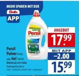 Famila Nord Ost Persil Pulver oder Gel Angebot