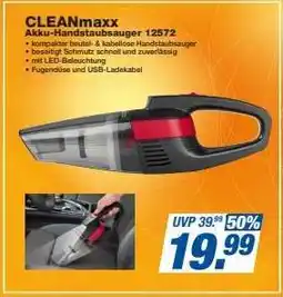 Famila Nord Ost CLEANmaxx Akku-Handstaubsauger 12572 Angebot