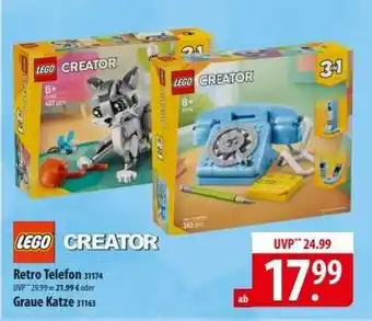 Famila Nord Ost LEGO Creator Retro Telefon Angebot