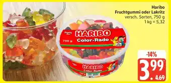 Edeka Haribo Fruchtgummi oder Lakritz Angebot