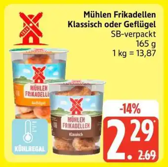 Edeka Mühlen Frikadellen Klassisch oder Geflügel Angebot