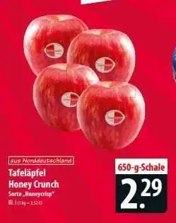 Famila Nord Ost Tafeläpfel Honey Crunch Angebot