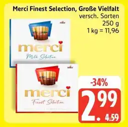 Edeka Merci Finest Selection, Große Vielfalt Angebot