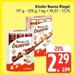 Edeka kinder Bueno Riegel Angebot