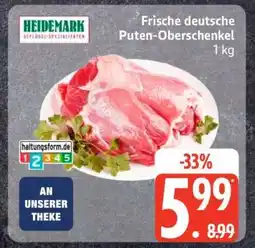 Edeka Frische deutsche Puten-Oberschenkel Angebot