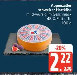 Edeka Appenzeller schweizer Hartkäse Angebot