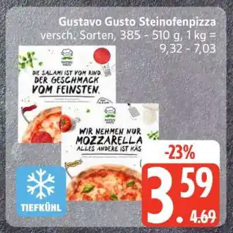 Edeka Gustavo Gusto Steinofenpizza Angebot