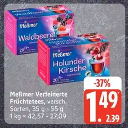 Edeka Meßmer Verfeinerte Früchtetees Angebot