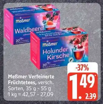 Edeka Meßmer Verfeinerte Früchtetees Angebot